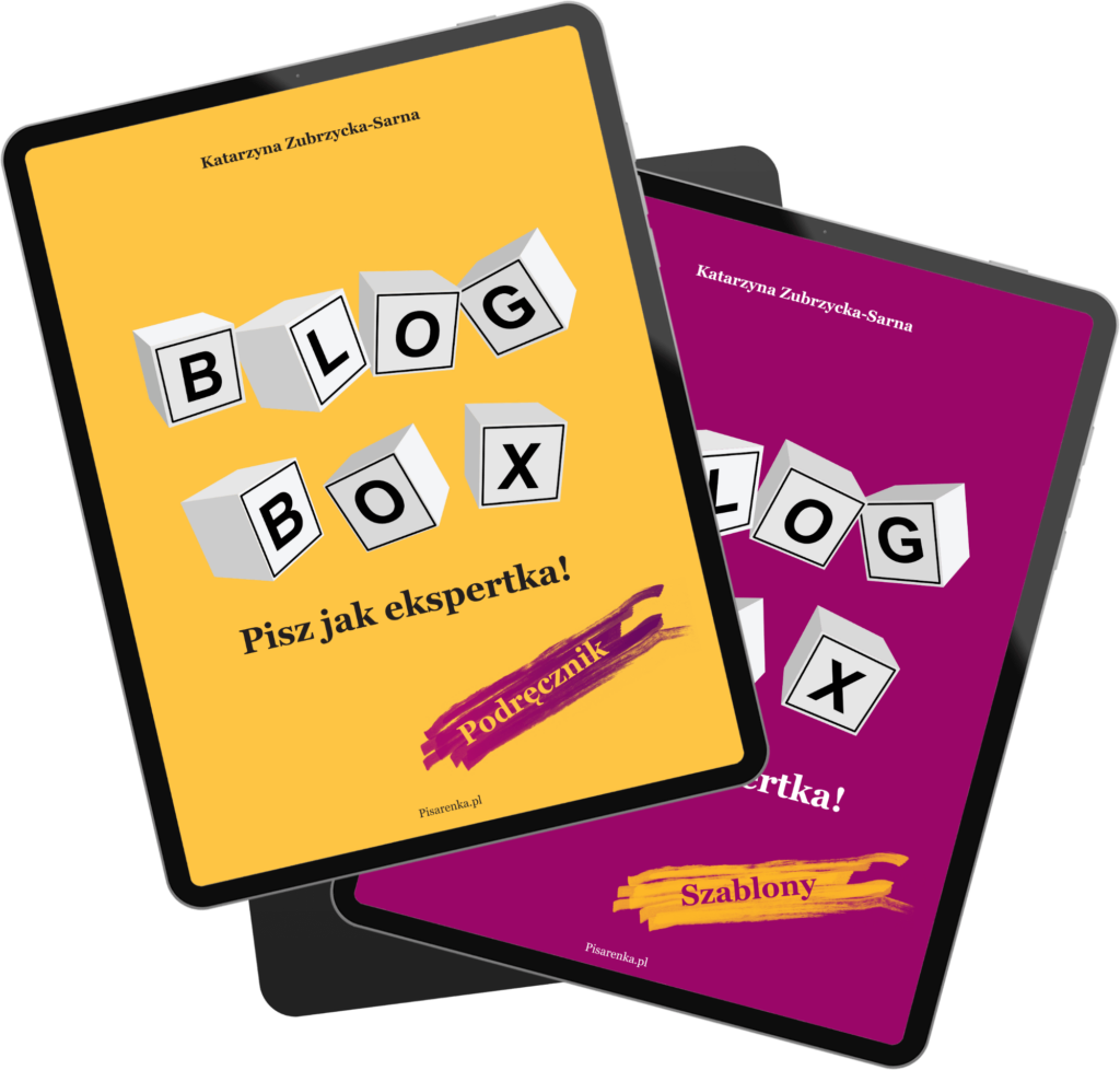 Blog Box Podręcznik - okładka. Blog Box Szablony - okładka